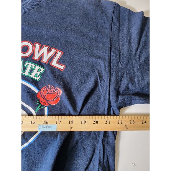 2017 ROSE BOWL + PENN STATE Blue All Players Listed Sequon Barkley T-Shirt SZ XL - Picture 8 of 12